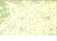  Particolare della Carta del Basso Po (1814) con la zona di Copparo
