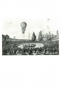 “Volo dell’aeronauta Francesco Orlandi seguito in Ferrara per la Fiera del maggio 18441 da Ferrara, a cura di Renzo Renzi, Bologna, Alfa, 1977, II, p. 92