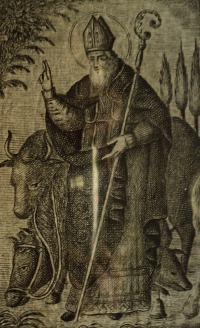 Sant'Antonio abate, santino di inizio Novecento