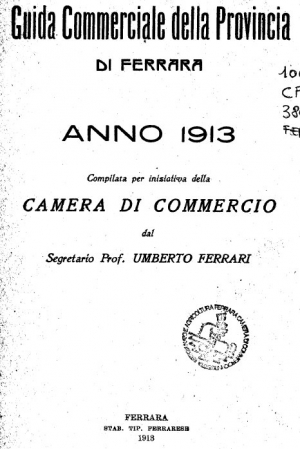 Umberto Ferrari, Guida commerciale della provincia di Ferrara